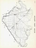 Mississippi County, Fast Prairie, Anniston, Whiting, Bertrand, Charleston, Wyatt, Marshall Island, Missouri State Atlas 1940c